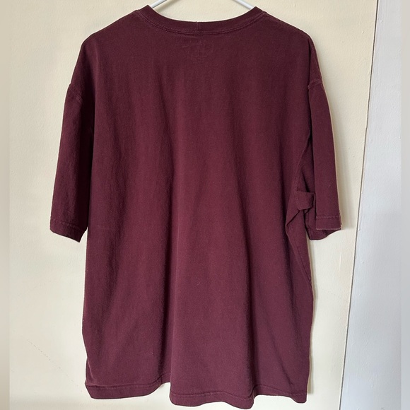Maroon Short Sleeved Carhartt Tee - Picture 4 of 4